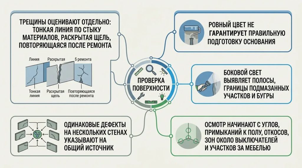 Проверка поверхности